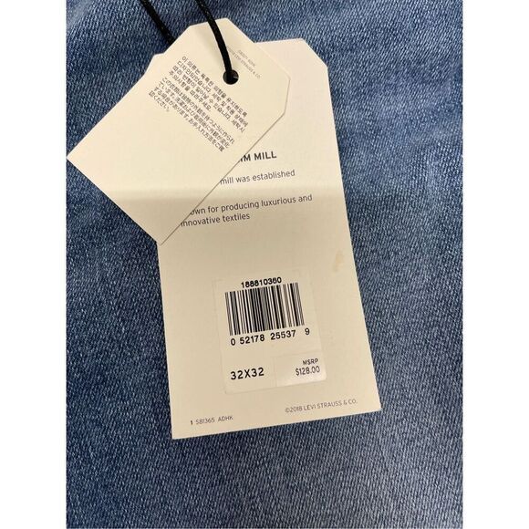 Levis premium 711 Skinny Jeans Women's Size 32 x 32 Soft Stretch Blue Denim Mid - Picture 6 of 13